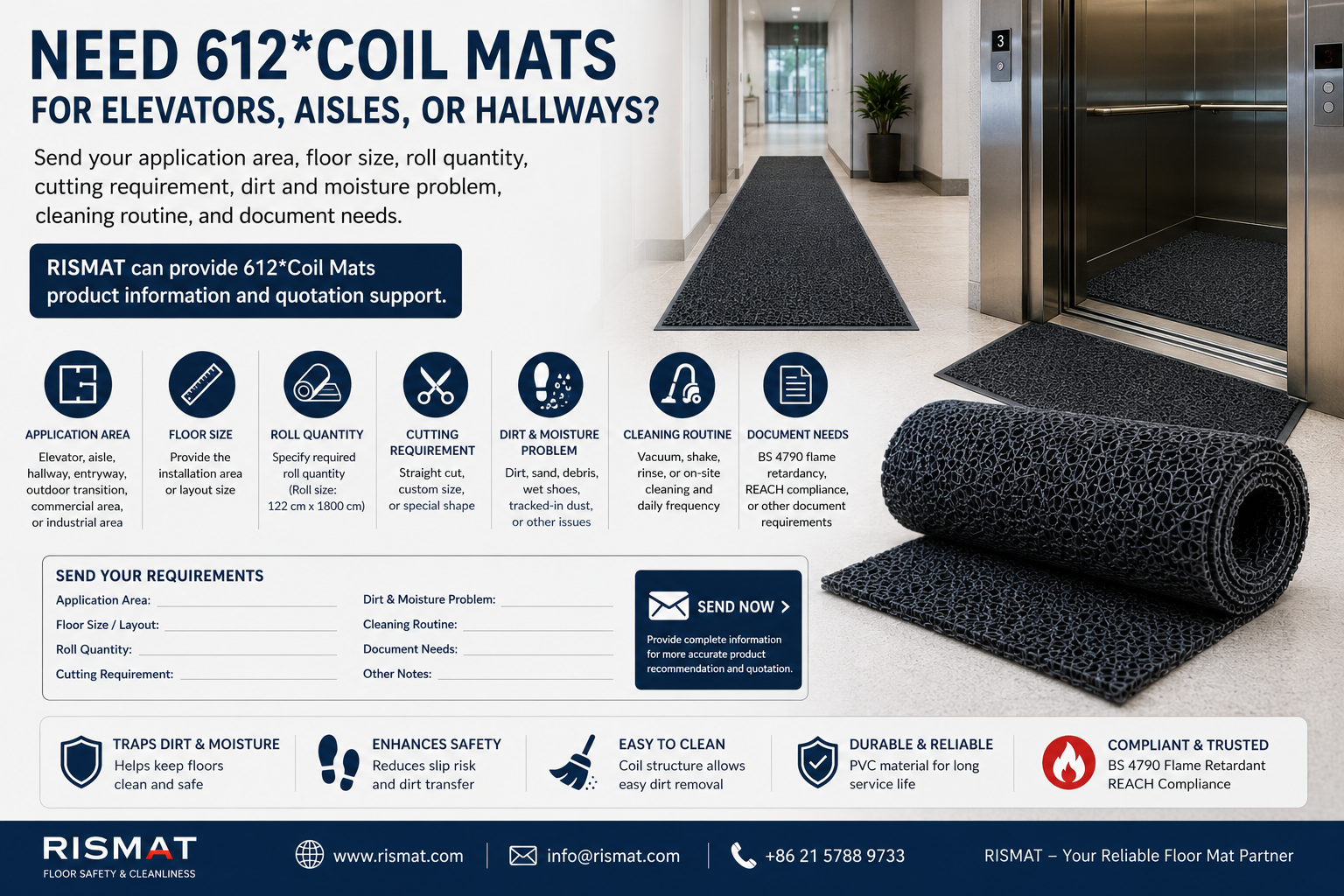 612 Coil Mats quote support