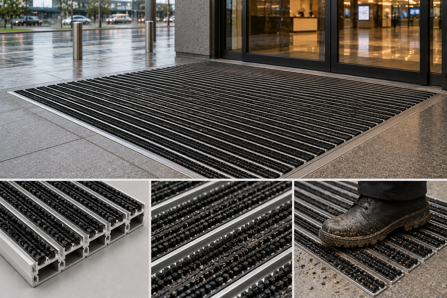 Brush insert material for stronger shoe sole cleaning