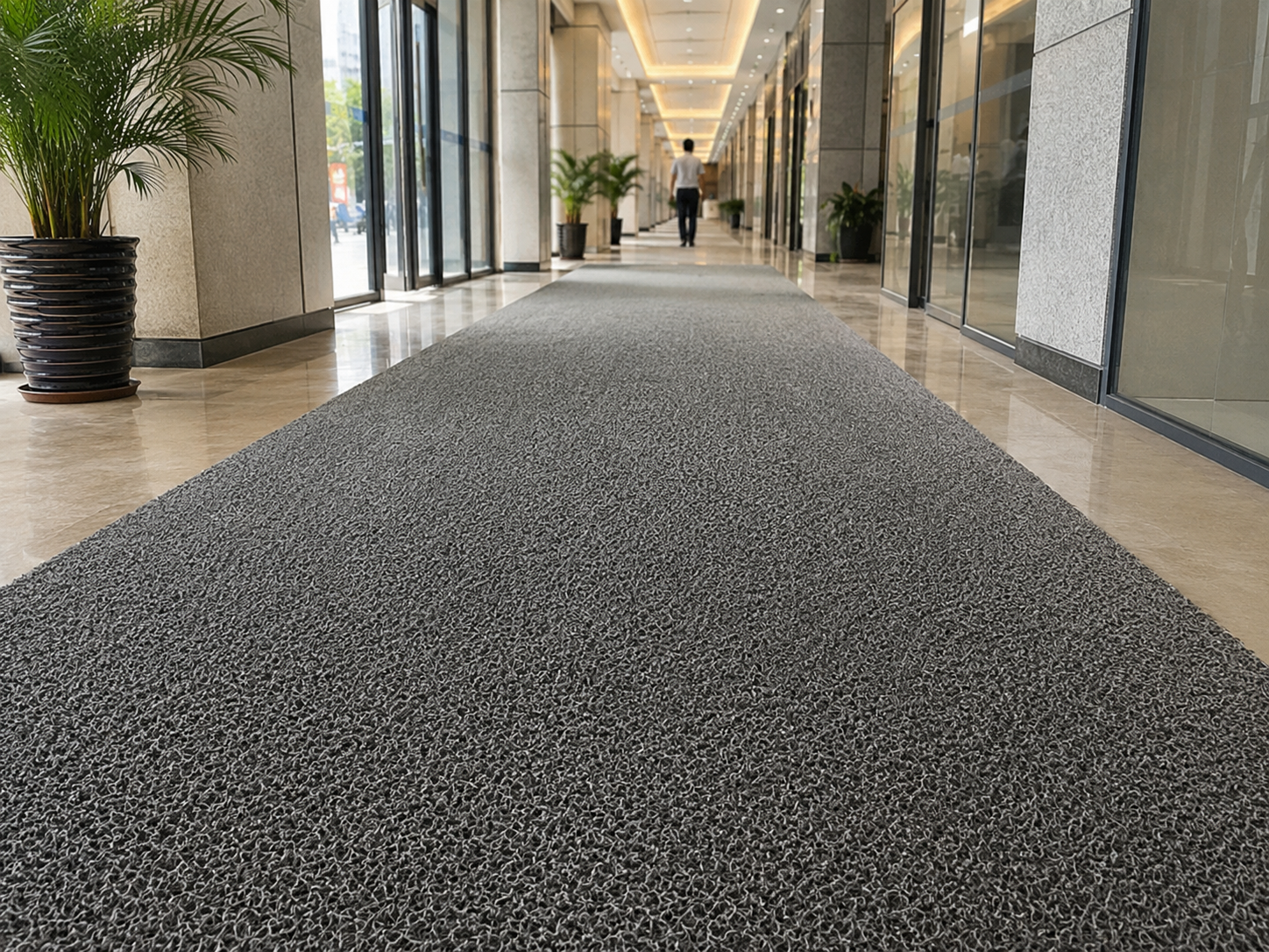 612 Coil Mats aisle application