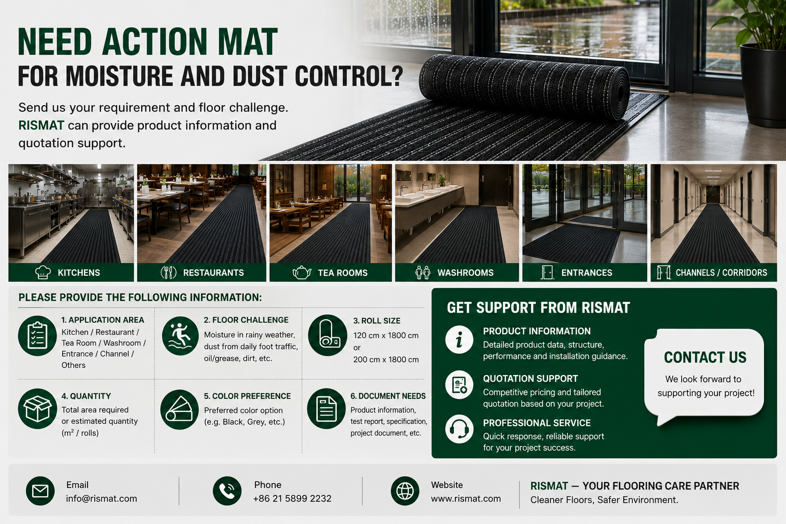 Action Mat Quote Support