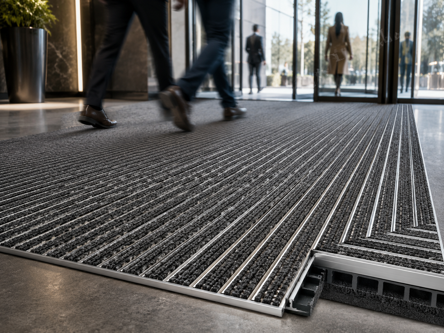 Shock-Absorbing and Sound-Absorbing Bottom